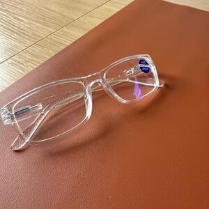 Clear Bluelight Rectangular Glasses